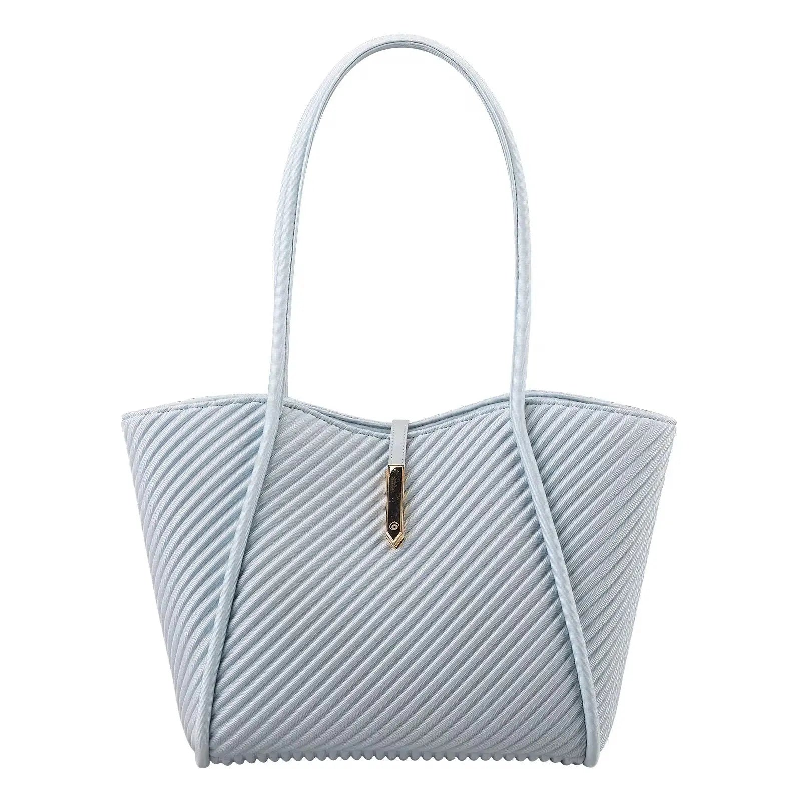 Women’s Pleated Shoulder Tote Bag Lightweight Large Capacity Fashion Handbag for Everyday Work & Travel Sparkels  Sparkels