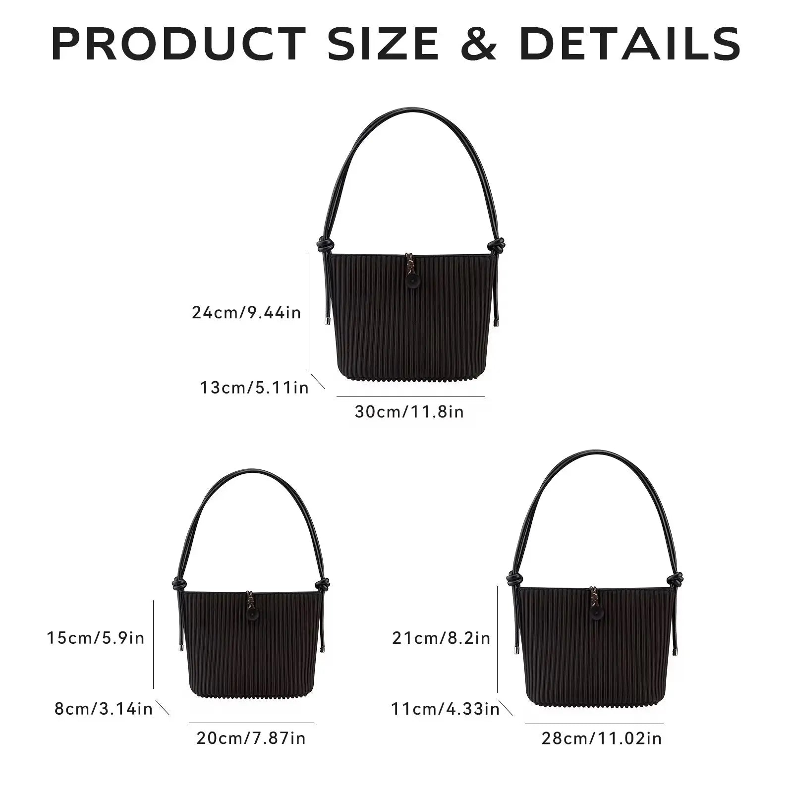Convertible Pleated Shoulder & Satchel Handbag for Women Lightweight Casual Crossbody Tote with Adjustable Strap Sparkels  Sparkels