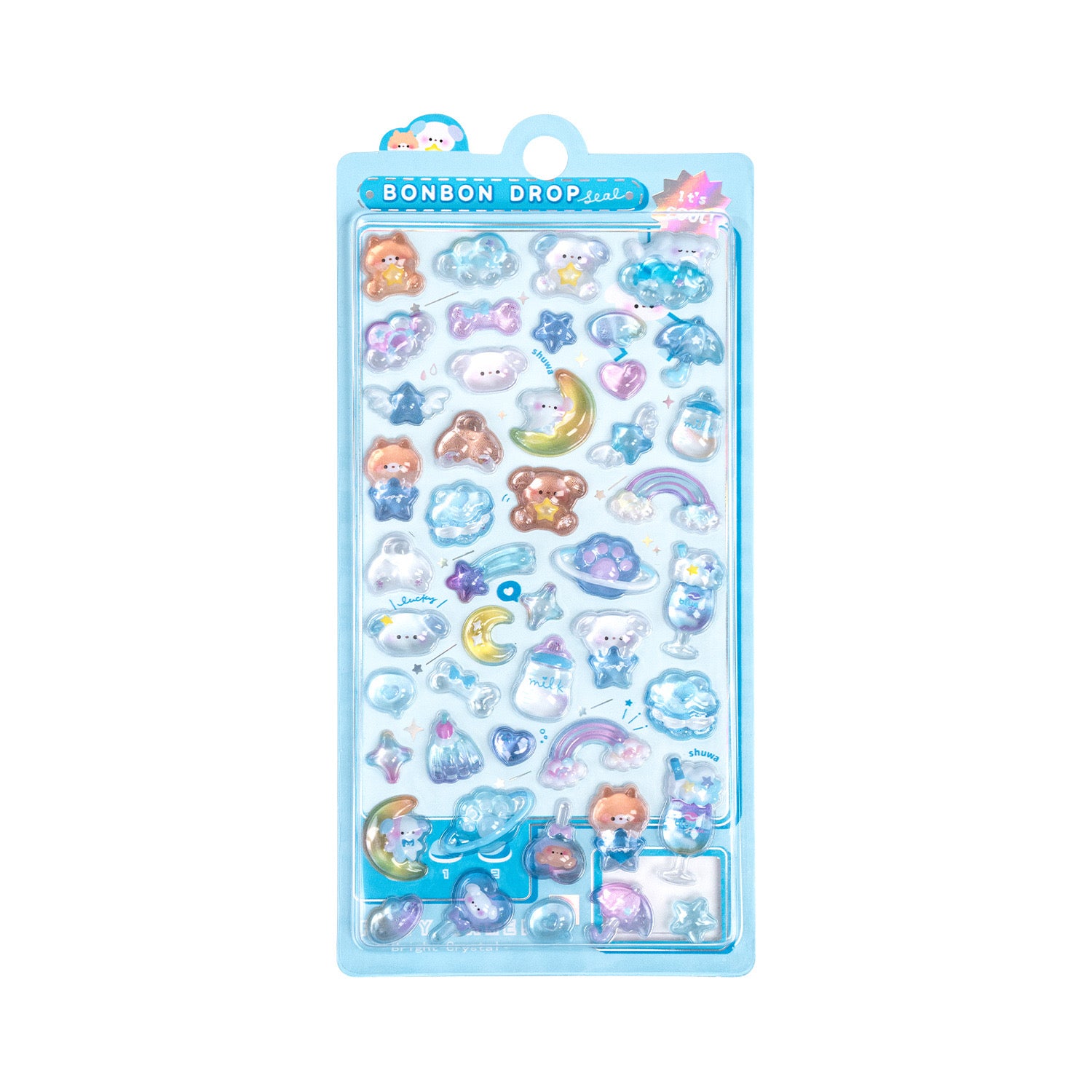 1pcs Kawaii Candy Ghost Bread Sticker Sheet