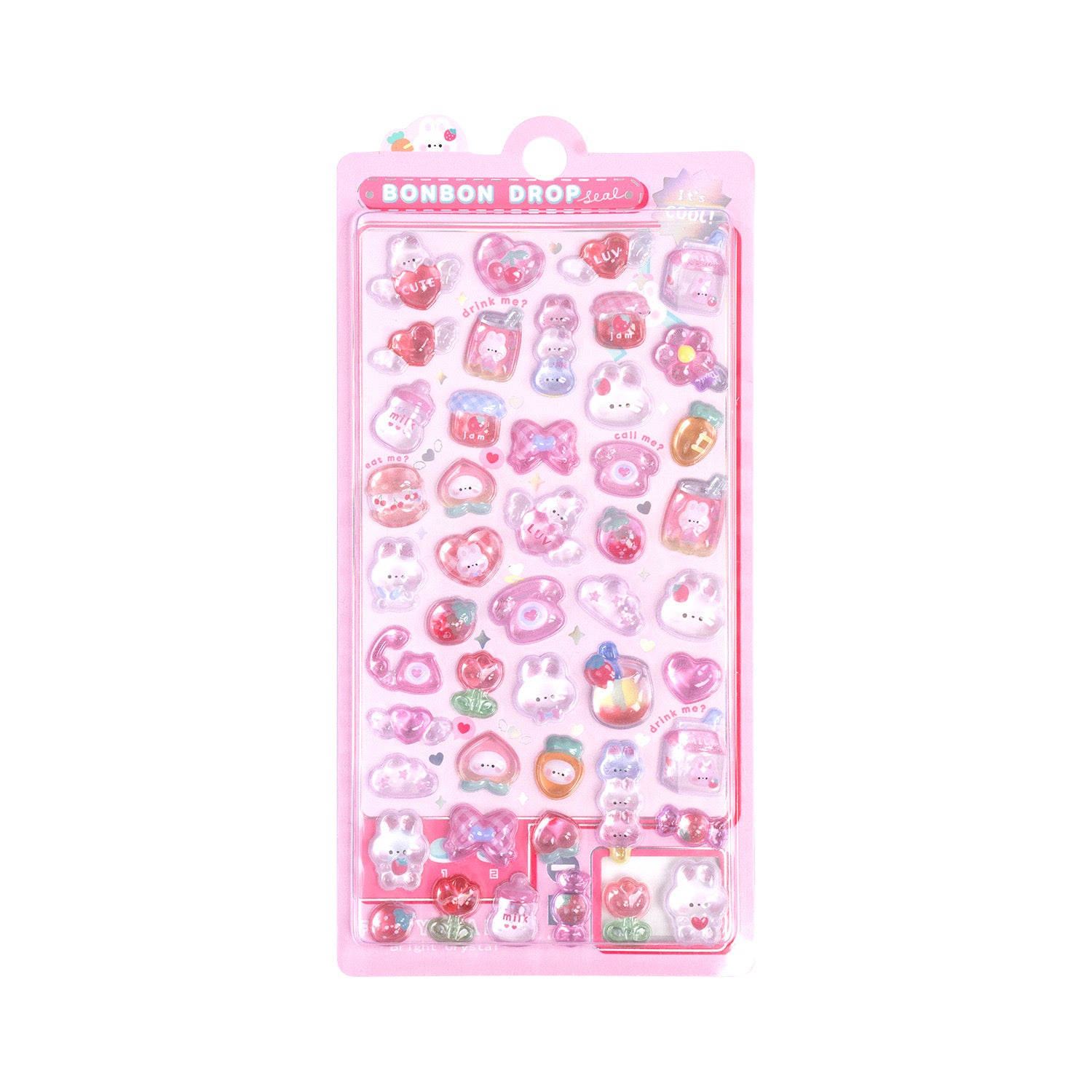 1pcs Kawaii Candy Ghost Bread Sticker Sheet