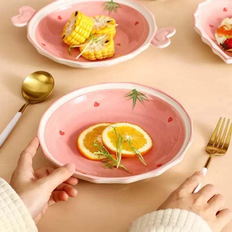 Strawberry Sweetheart Ceramic Serving Bowl