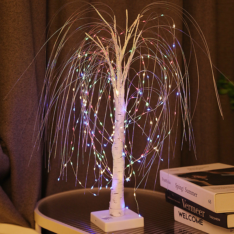 Willow LED Tree Light 1pc Multi Color Desktop Decoration