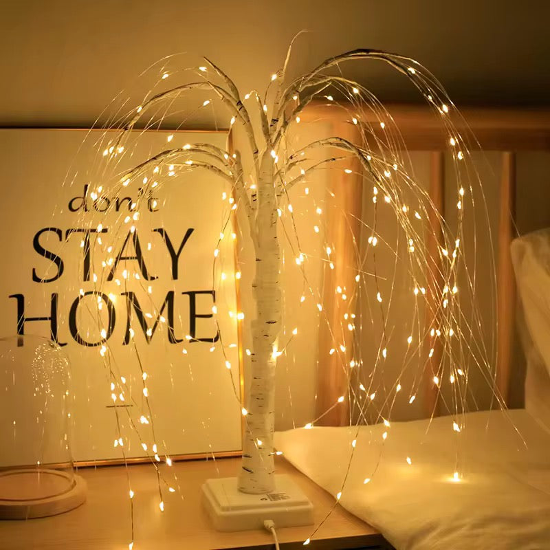 Willow LED Tree Light 1pc Multi Color Desktop Decoration