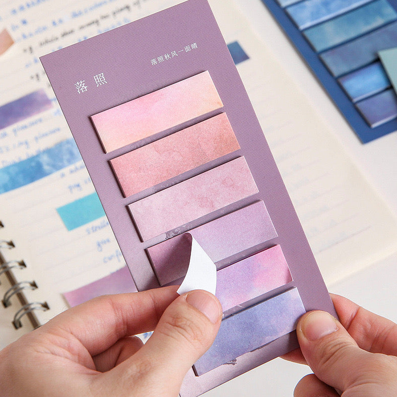 120 Sheets Gradient Index Sticky Notes
