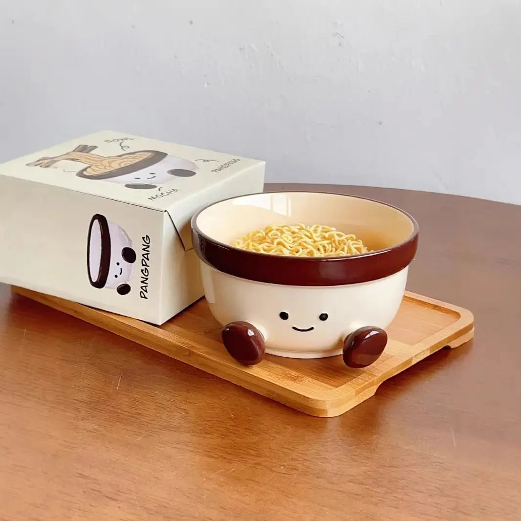 Cute Ceramic Noodle Bowl 900ml
