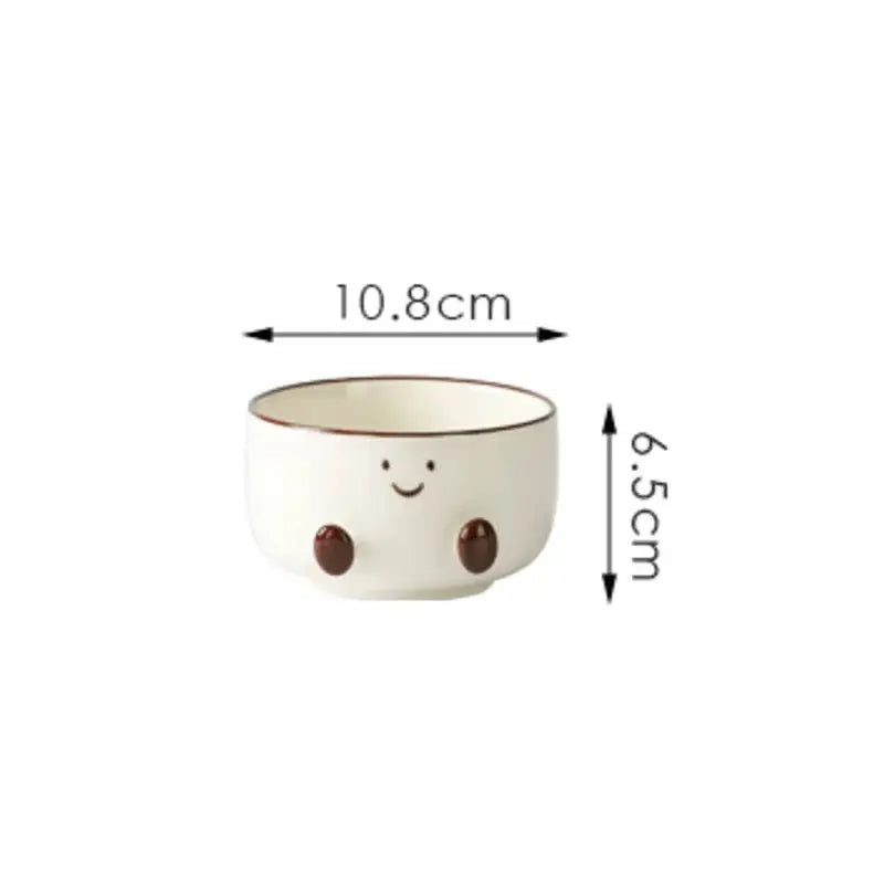 Cute Smiley Ceramic Dinnerware Collection