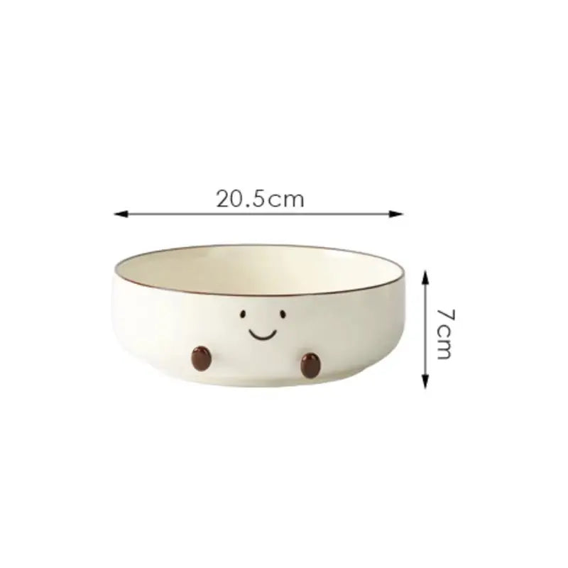 Cute Smiley Ceramic Dinnerware Collection