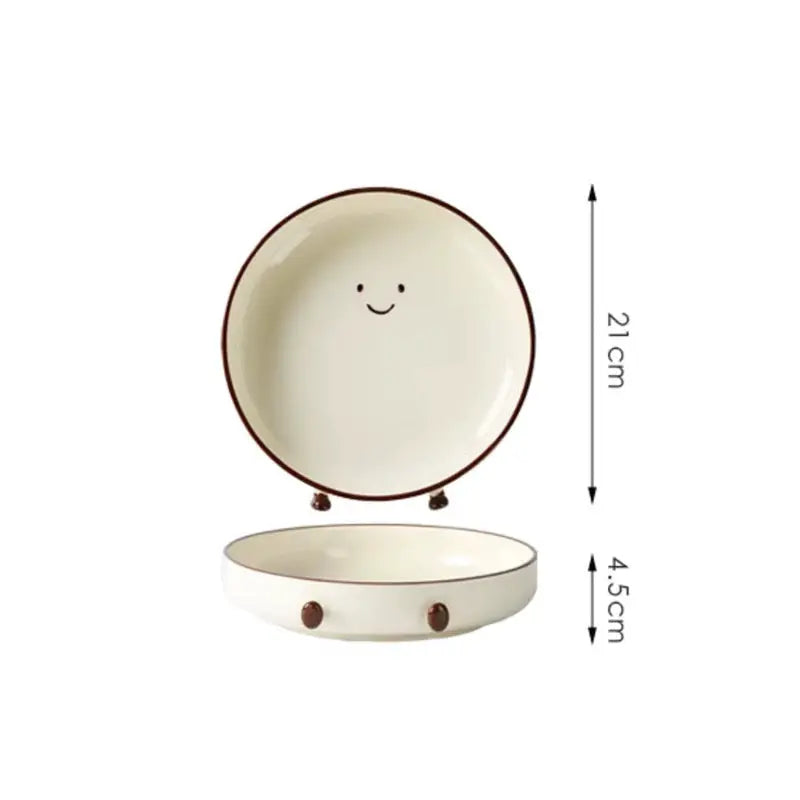 Cute Smiley Ceramic Dinnerware Collection