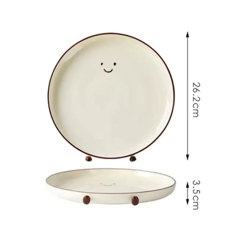 Cute Smiley Ceramic Dinnerware Collection
