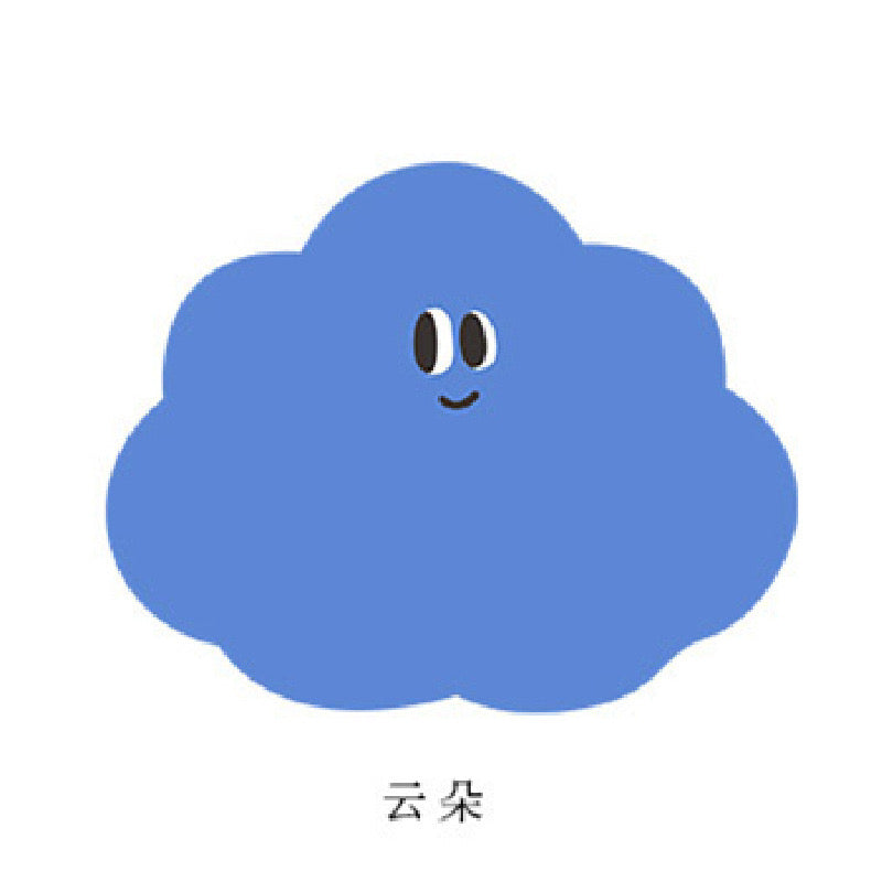 30 Pages Cute Cloud Sticky Notes