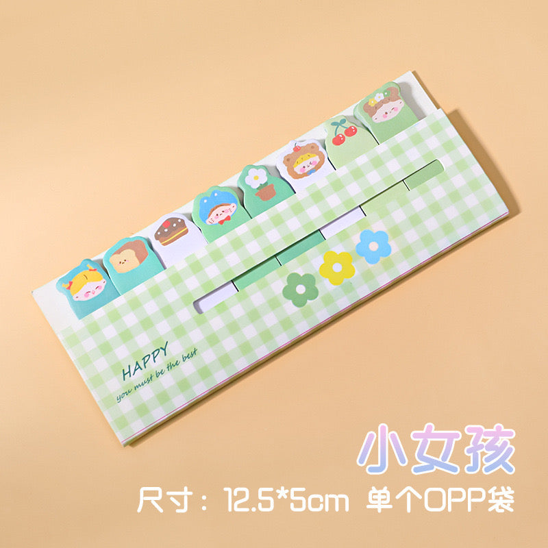 120 Sheets Kawaii Cartoon Self Sticky Notes