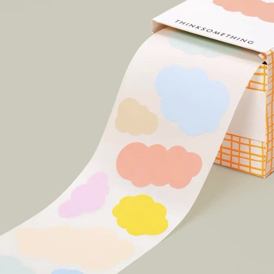 1pc Colorful Cloud Rainbow Sticky Note Bookmark Memo Pad