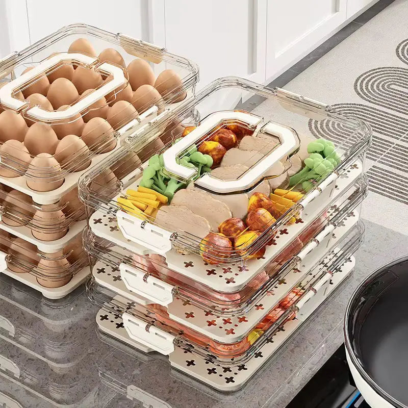 Large Airtight Food Fresh Keeping Storage Box with Handle