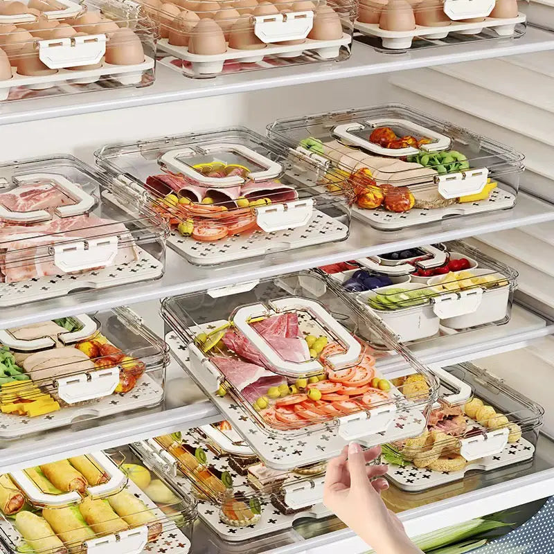 Large Airtight Food Fresh Keeping Storage Box with Handle
