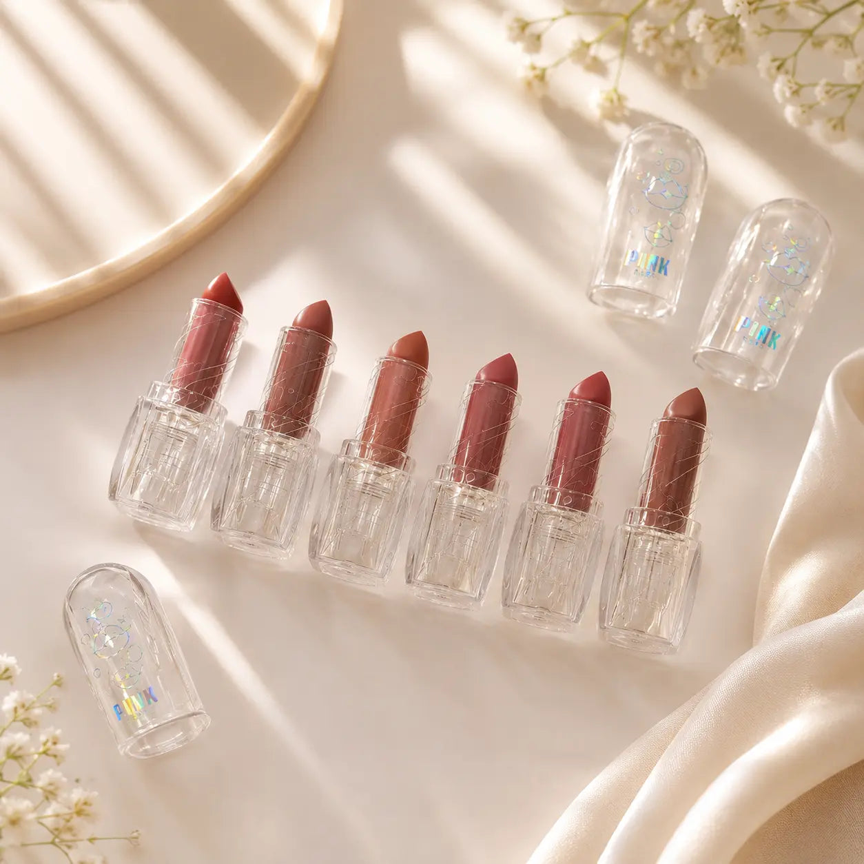 Pack Of 6 Bear Crystal Matte Lipstick 6 Shades