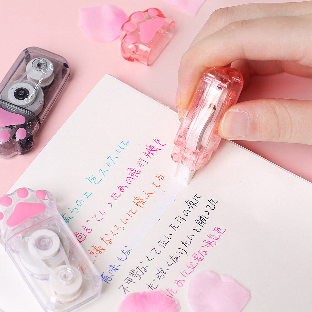 Kawaii Paw Shape Correction Tape