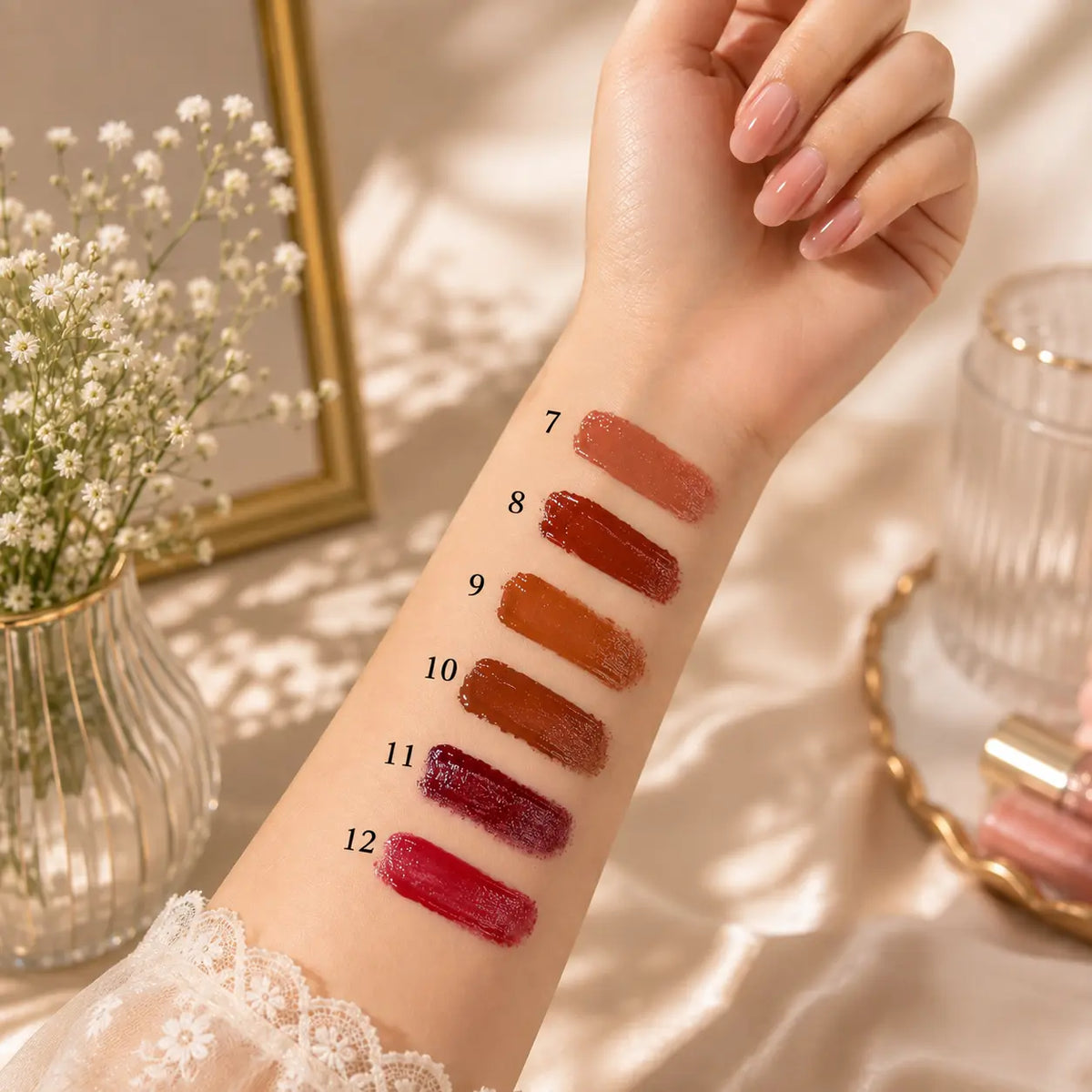Crystal Lip Gloss 6 Shades
