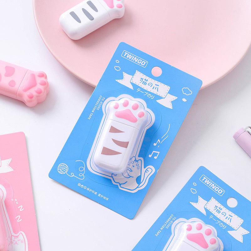 Kawaii Cute Paw Shape Correction Tape