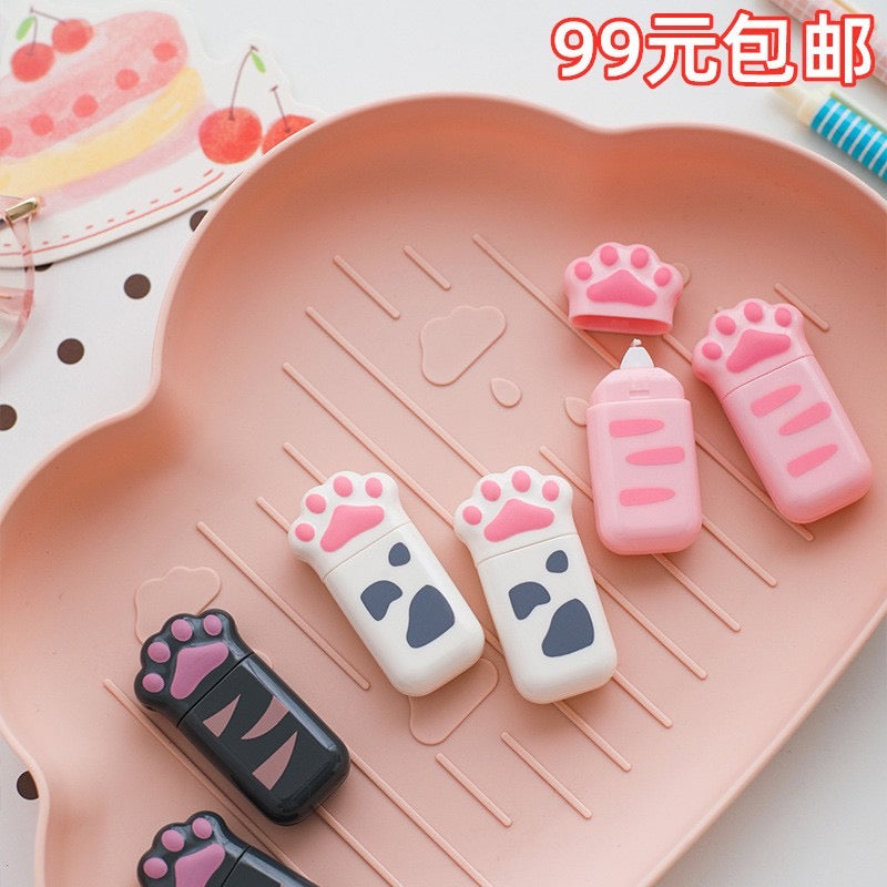 Kawaii Cute Paw Shape Correction Tape