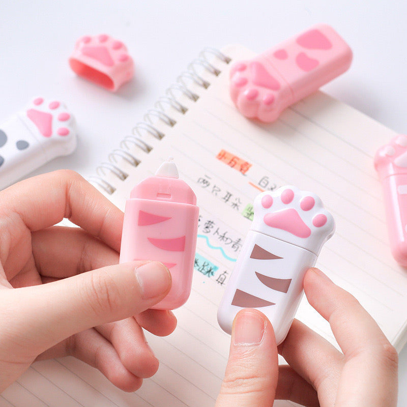 Kawaii Cute Paw Shape Correction Tape