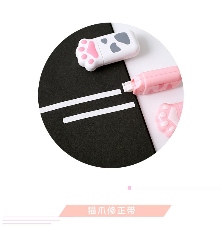 Kawaii Cute Paw Shape Correction Tape