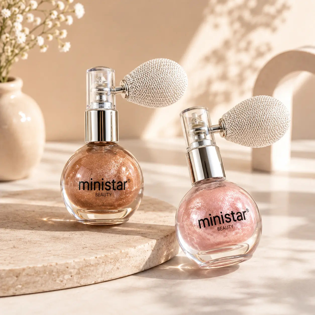 Professional Shimmer Highlighter Spray 4 Shades