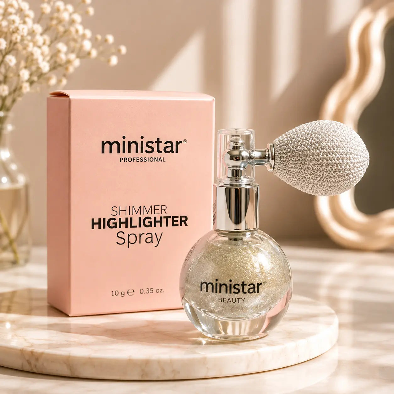 Professional Shimmer Highlighter Spray 4 Shades