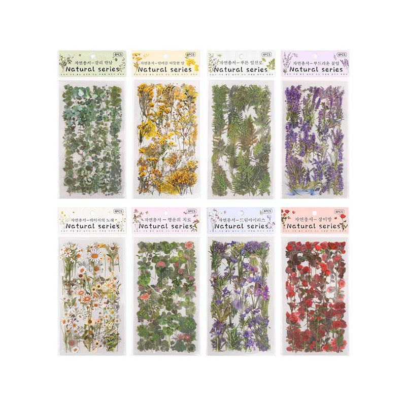 Vintage Rub-On Transfers 6 Sheets of Floral Stickers for Fabric, Scrapbooking, Journaling & Planners