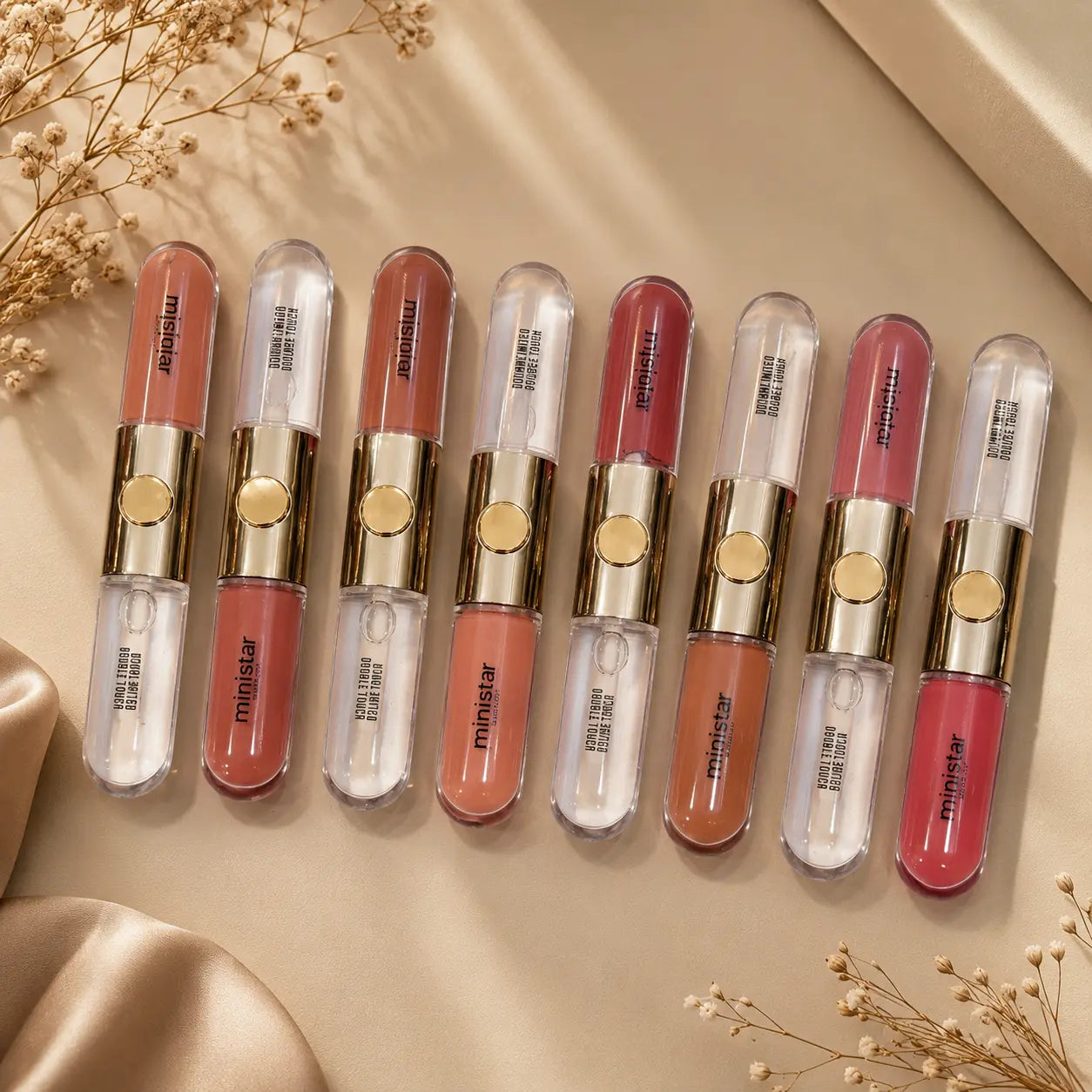 Double-Ended Lip Gloss & Lip Color  8 Shades