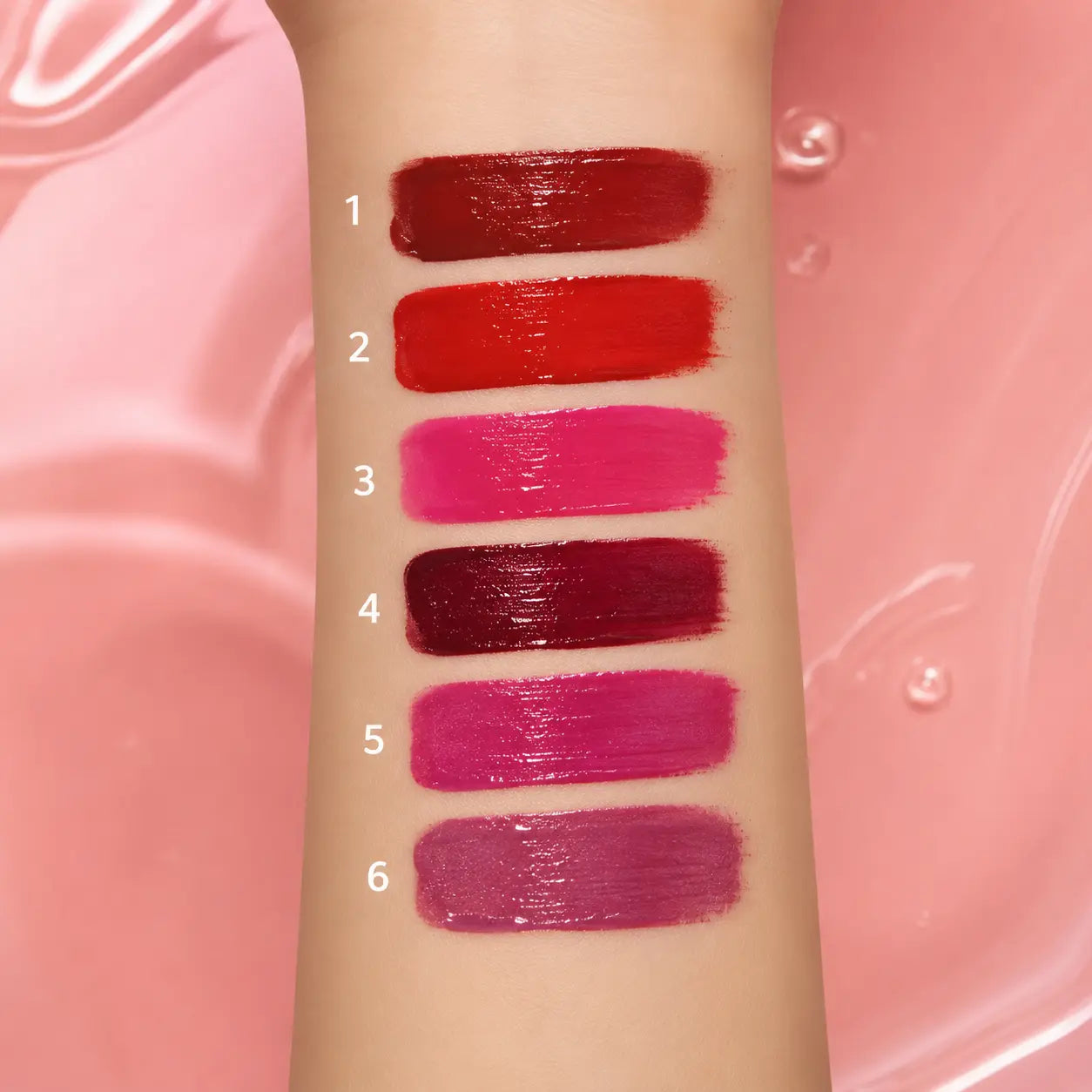 Pink Smile High-Pigment Liquid Lip Color 6 Shades