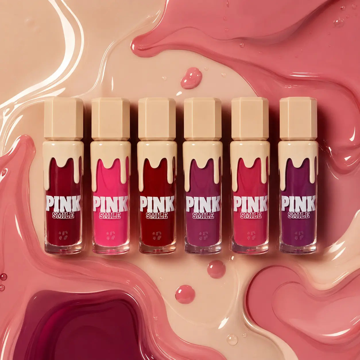 Pink Smile High-Pigment Liquid Lip Color 6 Shades