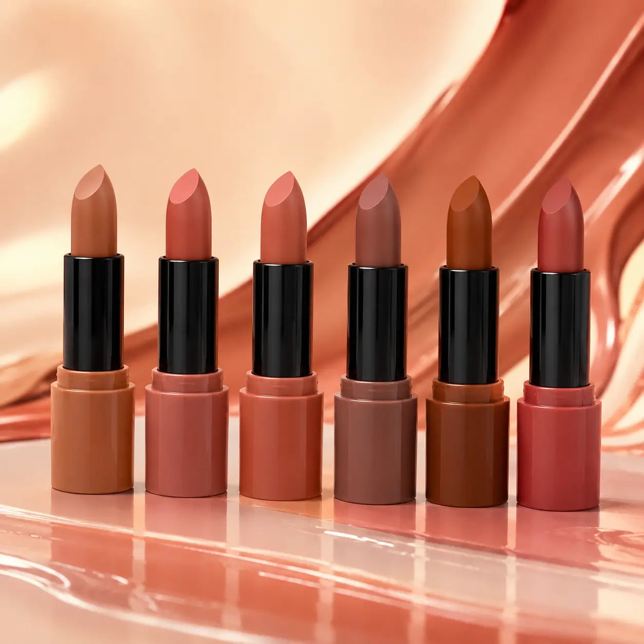 Pack Of 6 Creamy Nude Lipstick 6 Shades