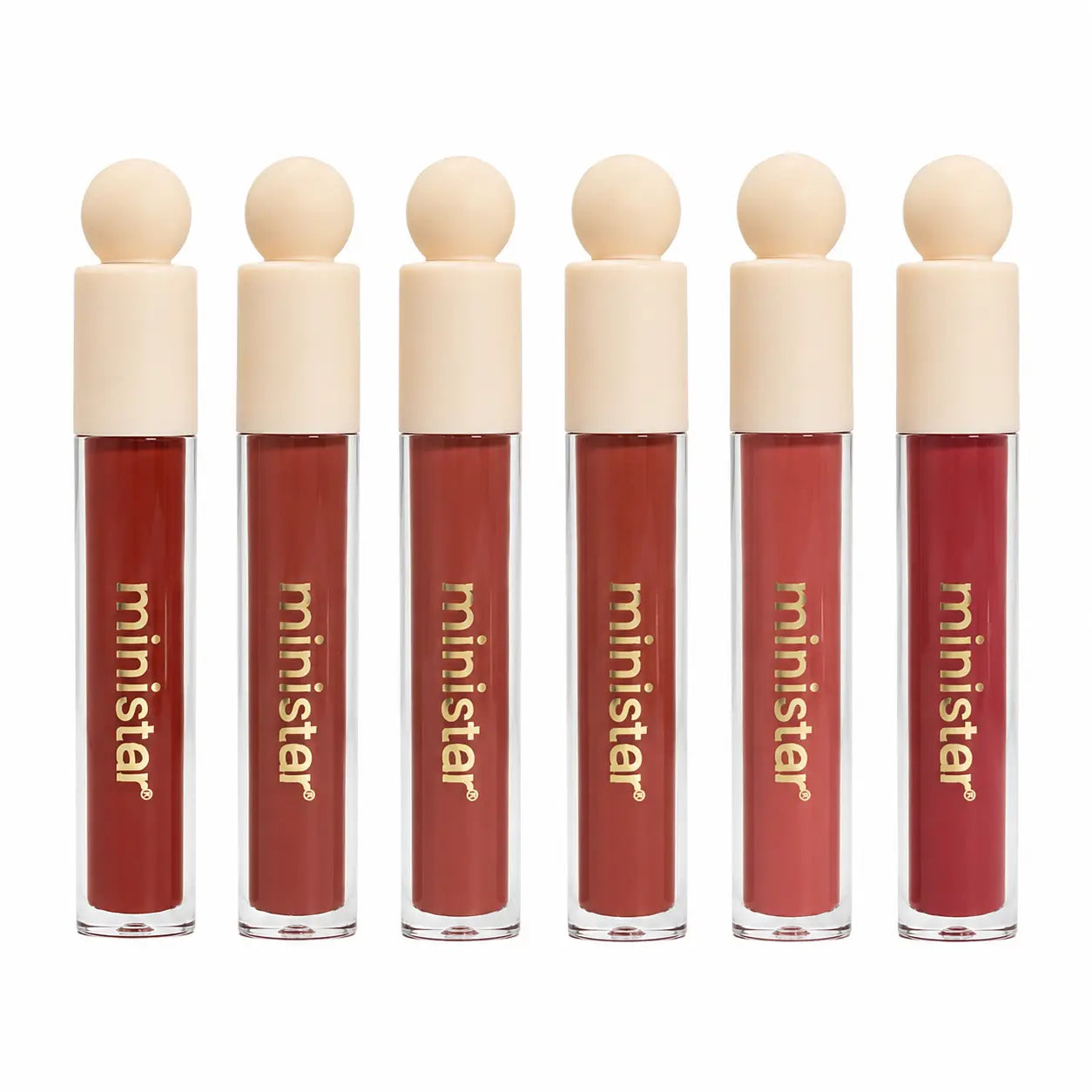 Nude Liquid Lip Gloss 6 Shades