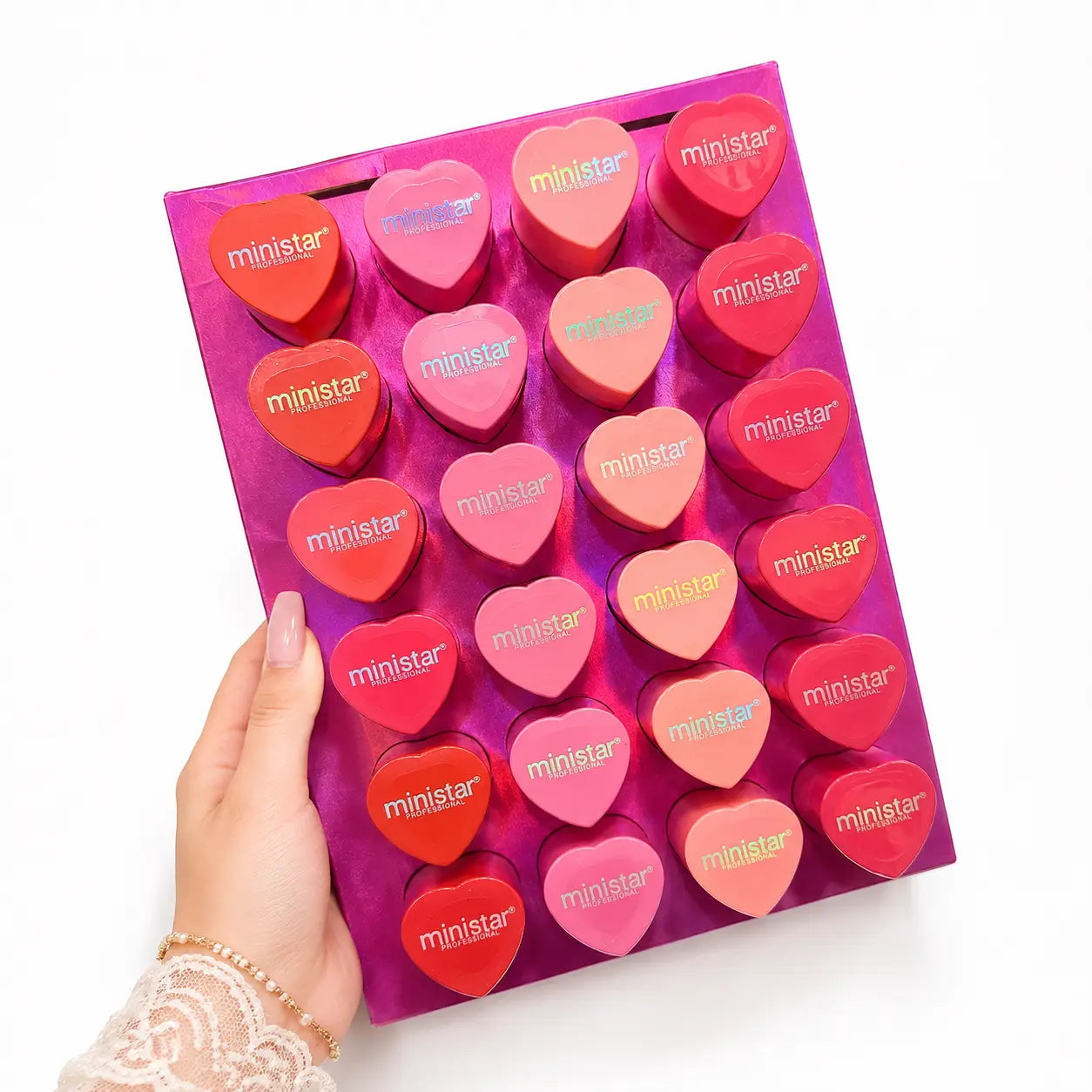 Heart-Shaped Color Changing Lip Balm 4 Shades