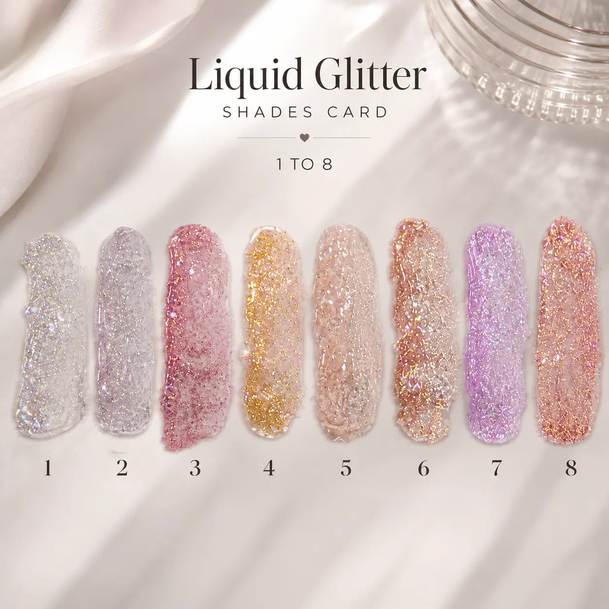 Shimmer Liquid Glitter Eyeshadow 8 Shades