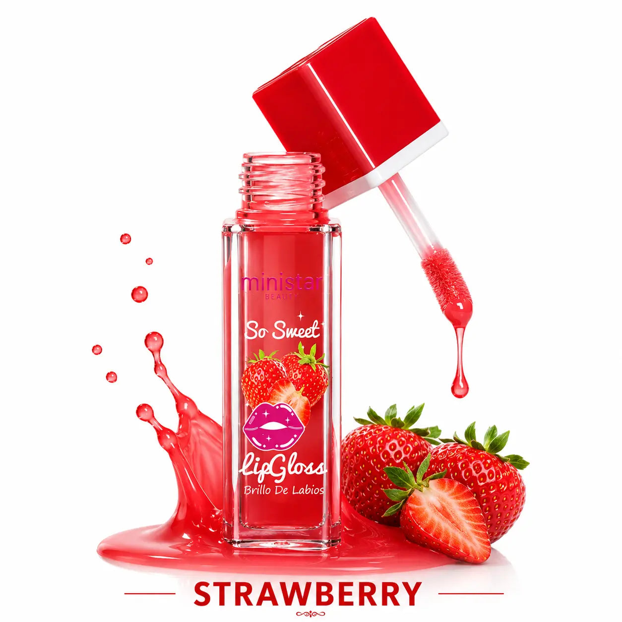 So Sweet Fruity Lip Gloss 6 Flavors