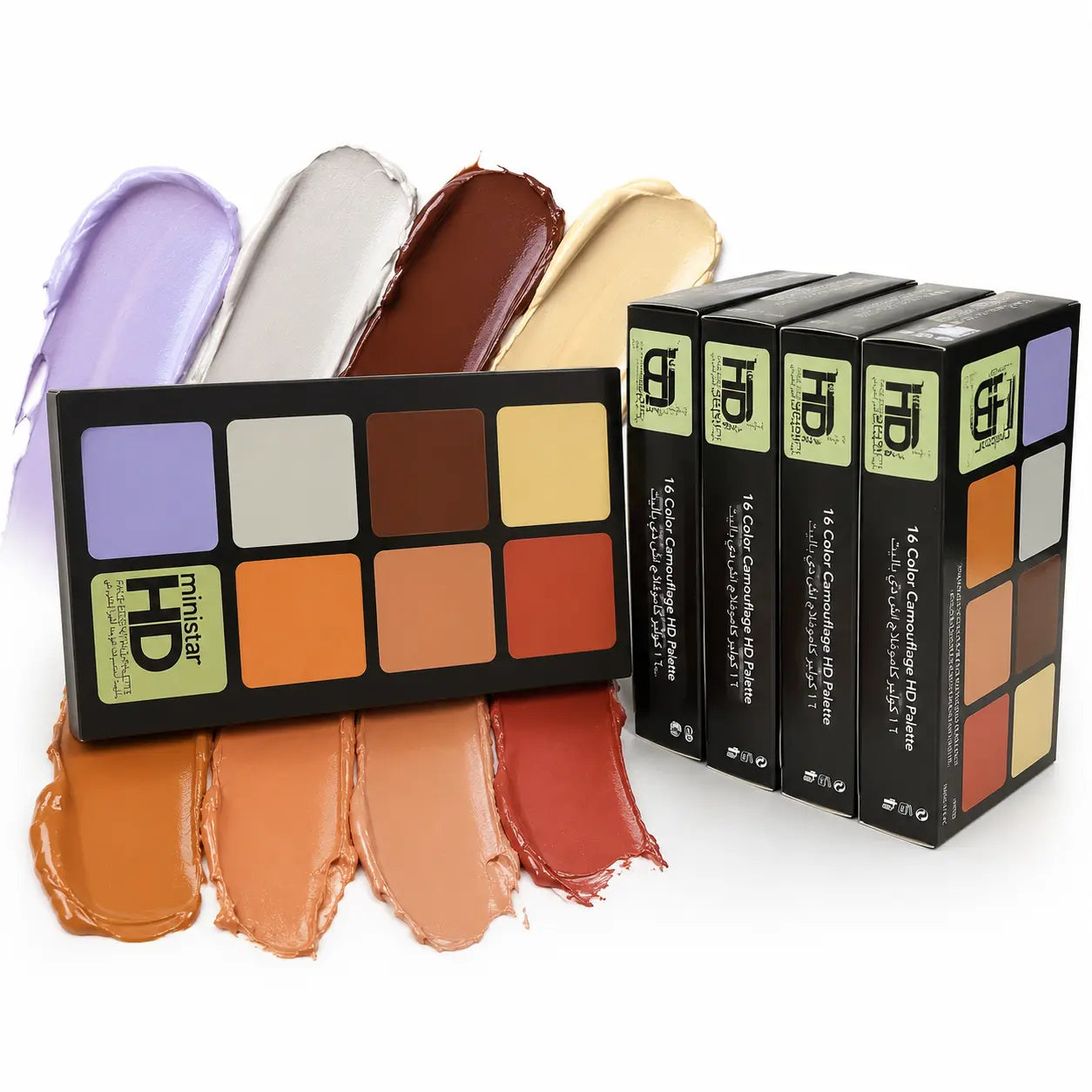 16 Color Camouflage HD Concealer & Corrector Palette