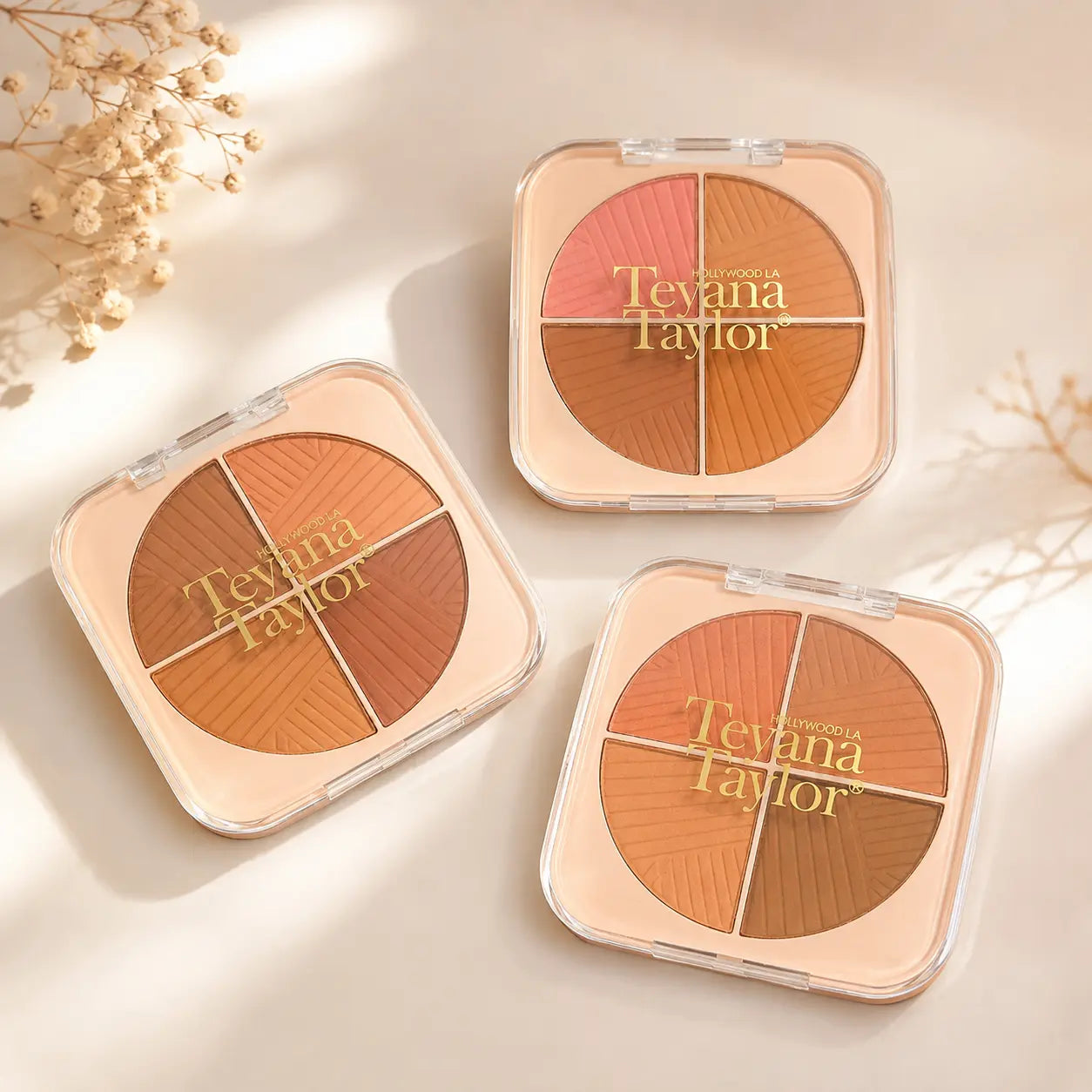 4-in-1 Blush, Bronzer & Contour Face Palette