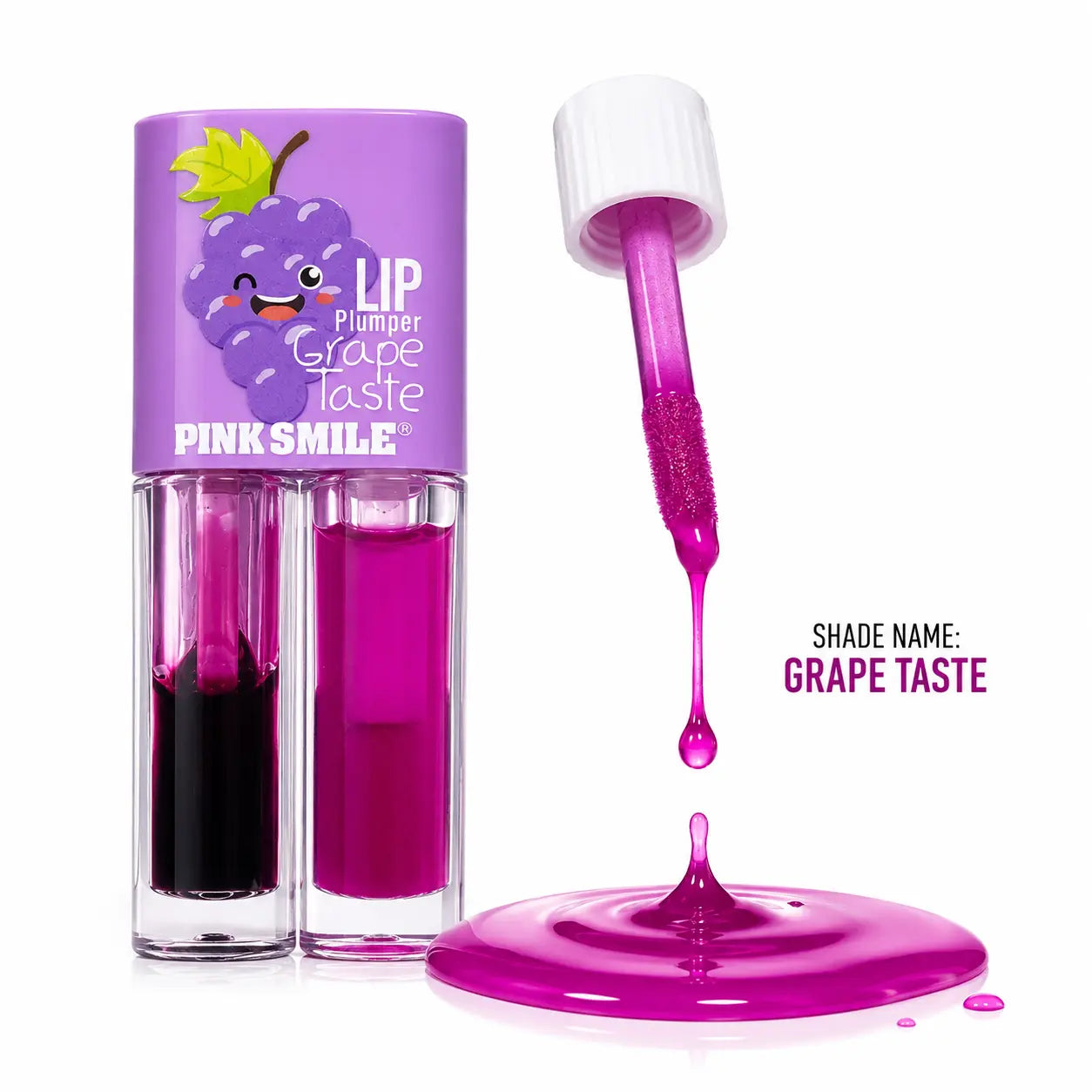 Pink Smile Fruity Lip Plumper Duo 2-in-1 Lip Gloss Set
