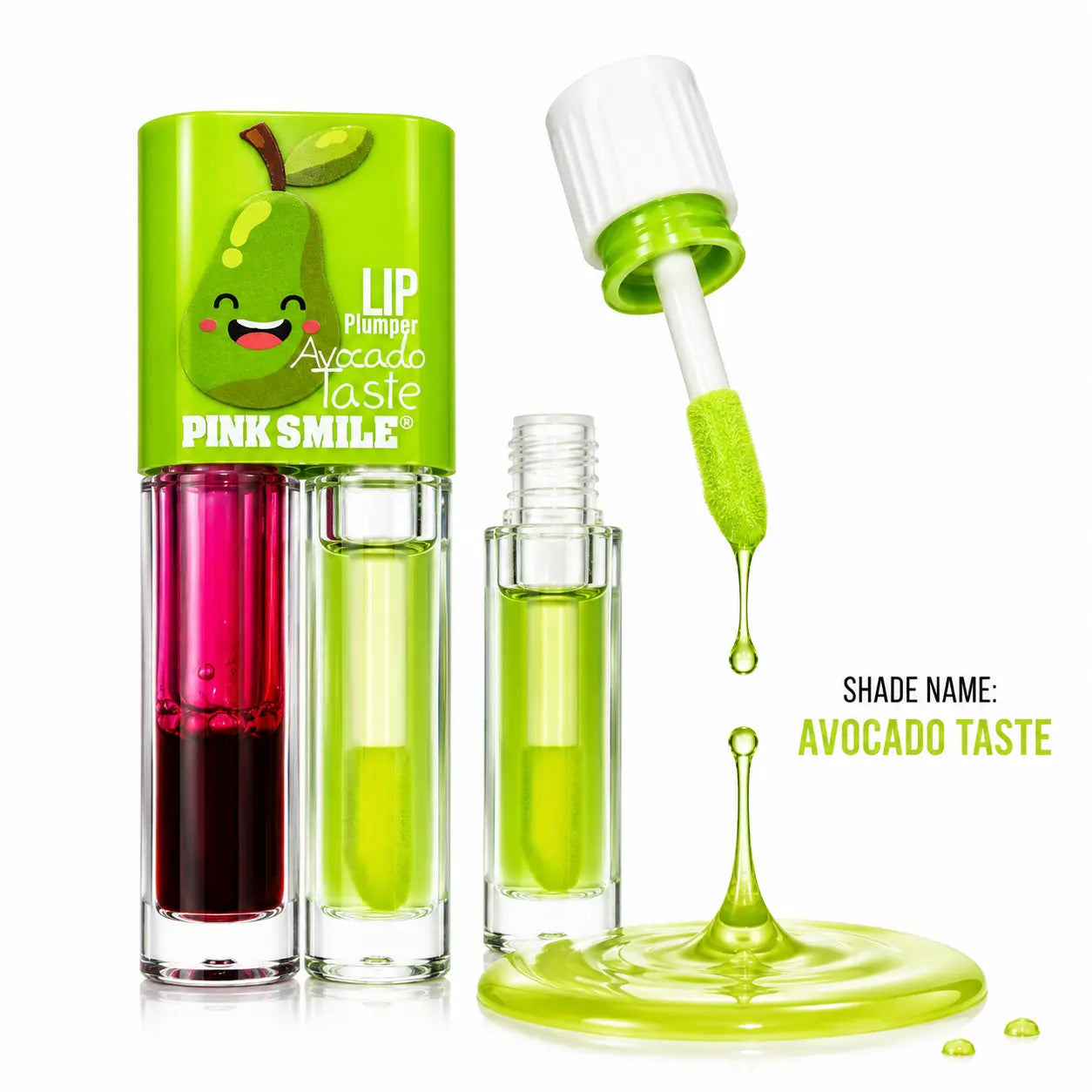 Pink Smile Fruity Lip Plumper Duo 2-in-1 Lip Gloss Set