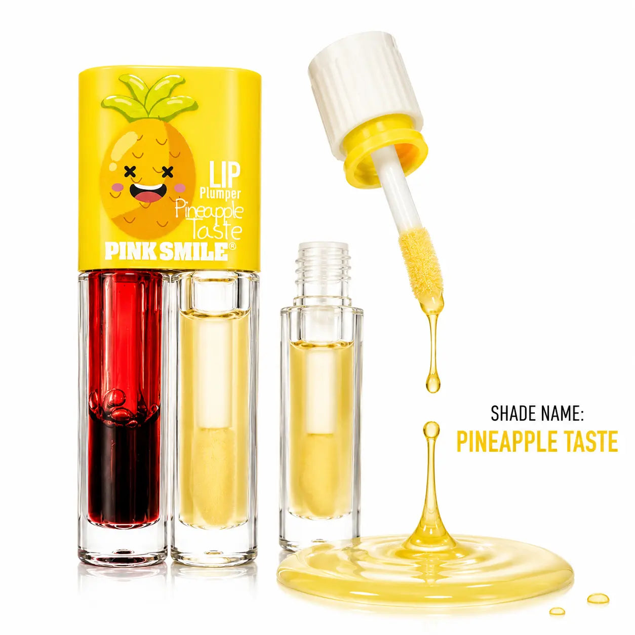Pink Smile Fruity Lip Plumper Duo 2-in-1 Lip Gloss Set