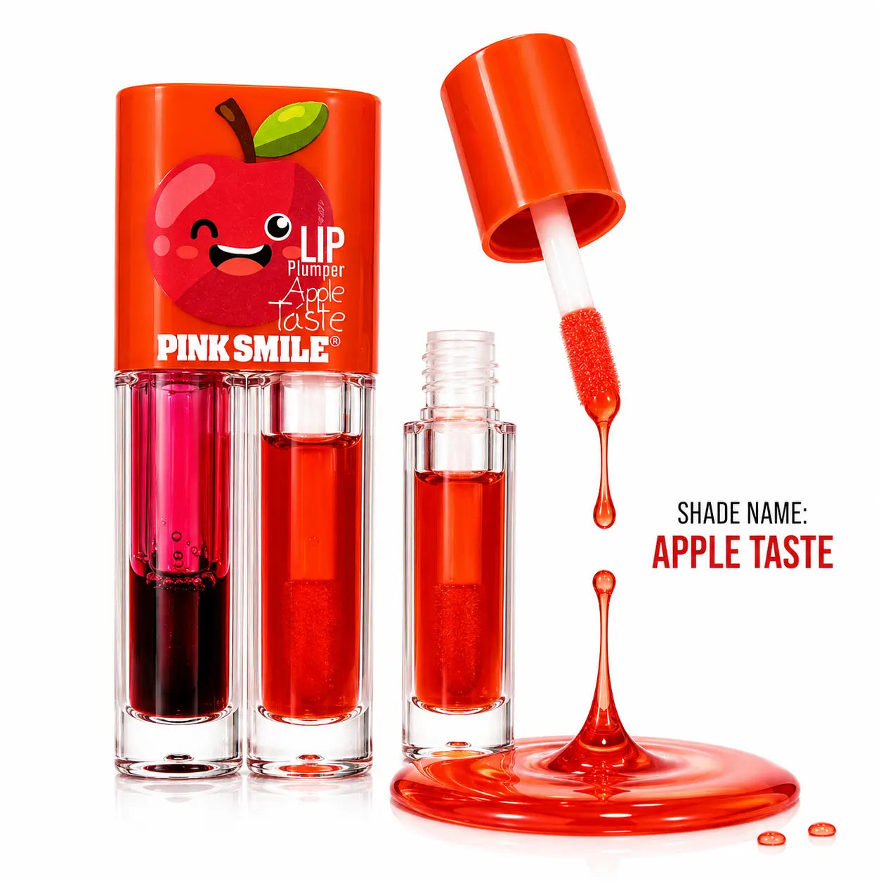 Pink Smile Fruity Lip Plumper Duo 2-in-1 Lip Gloss Set