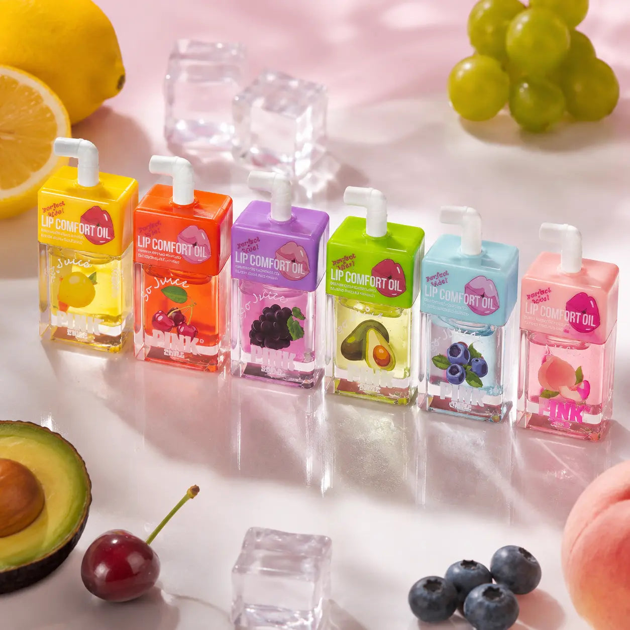 Fruit Juice Lip Comfort Oil Hydrating Glossy Lip Oil