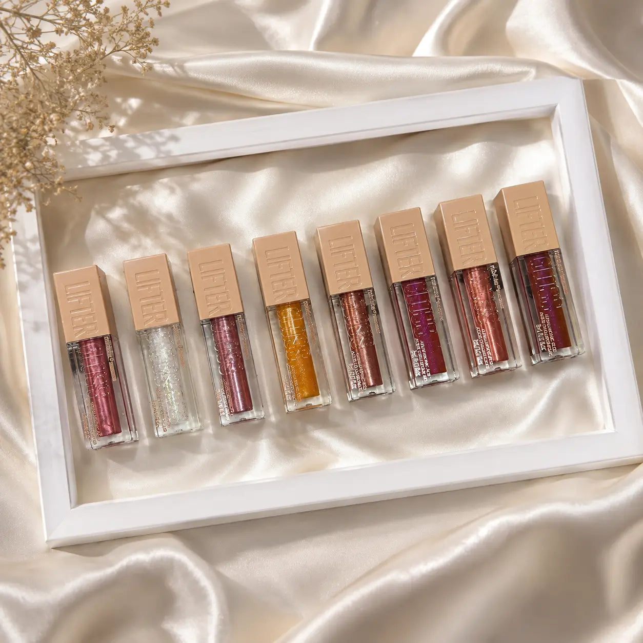 Glitter High-Shine Lip Gloss 8 Shades