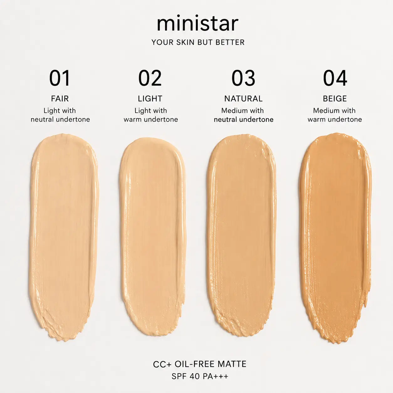 CC+ Oil Free Matte Full Coverage Cream SPF 40