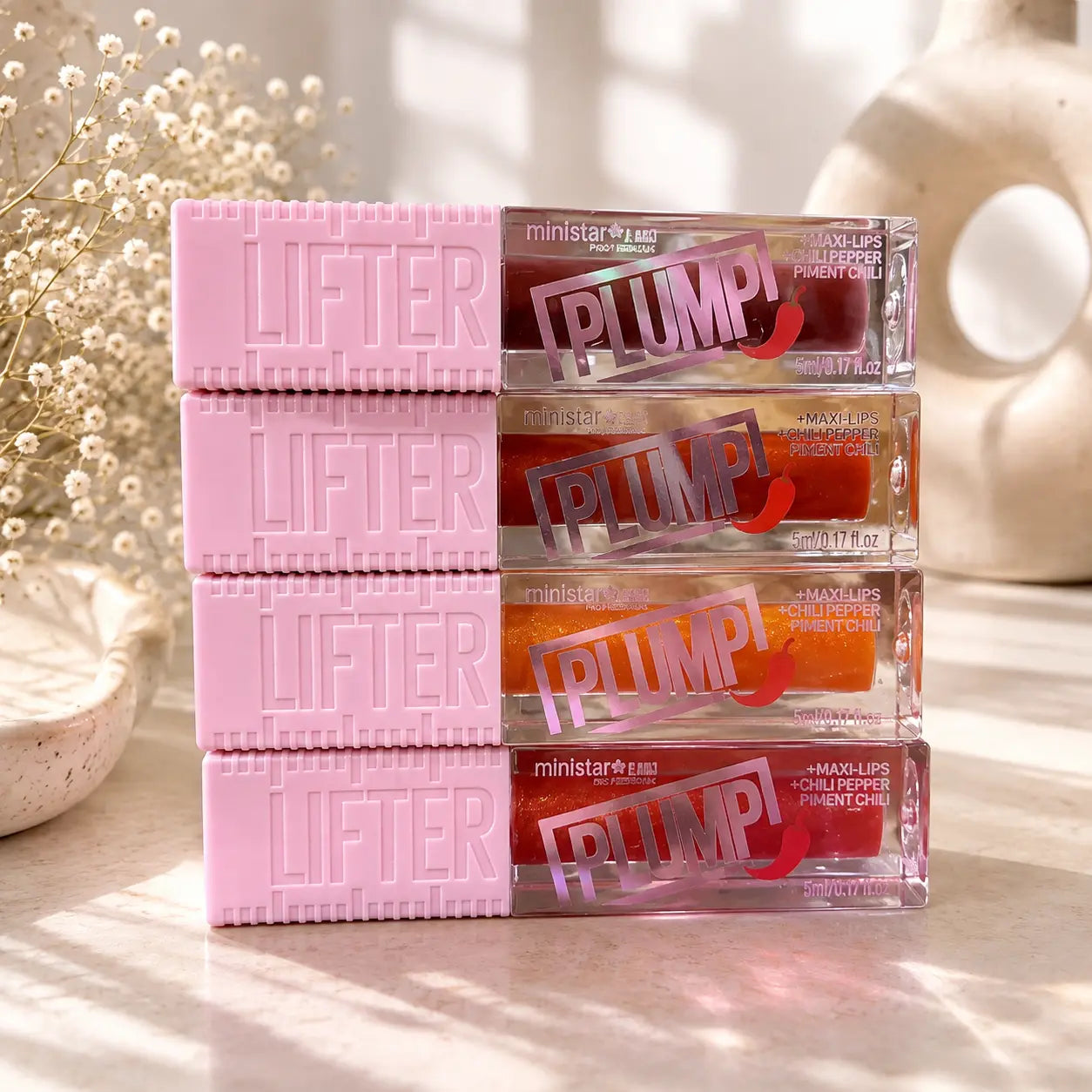 Lifter Plump Maxi-Lips + Chili Pepper Lip Gloss