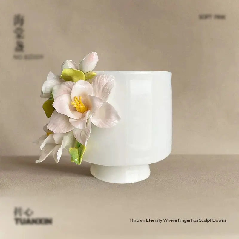 Bloom Sculpted Ceramic Mug Sparkels  Sparkels