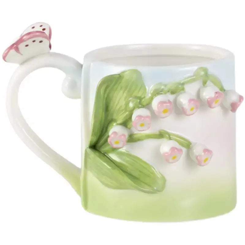 Lily of the Valley Ceramic Mug Sparkels  Sparkels