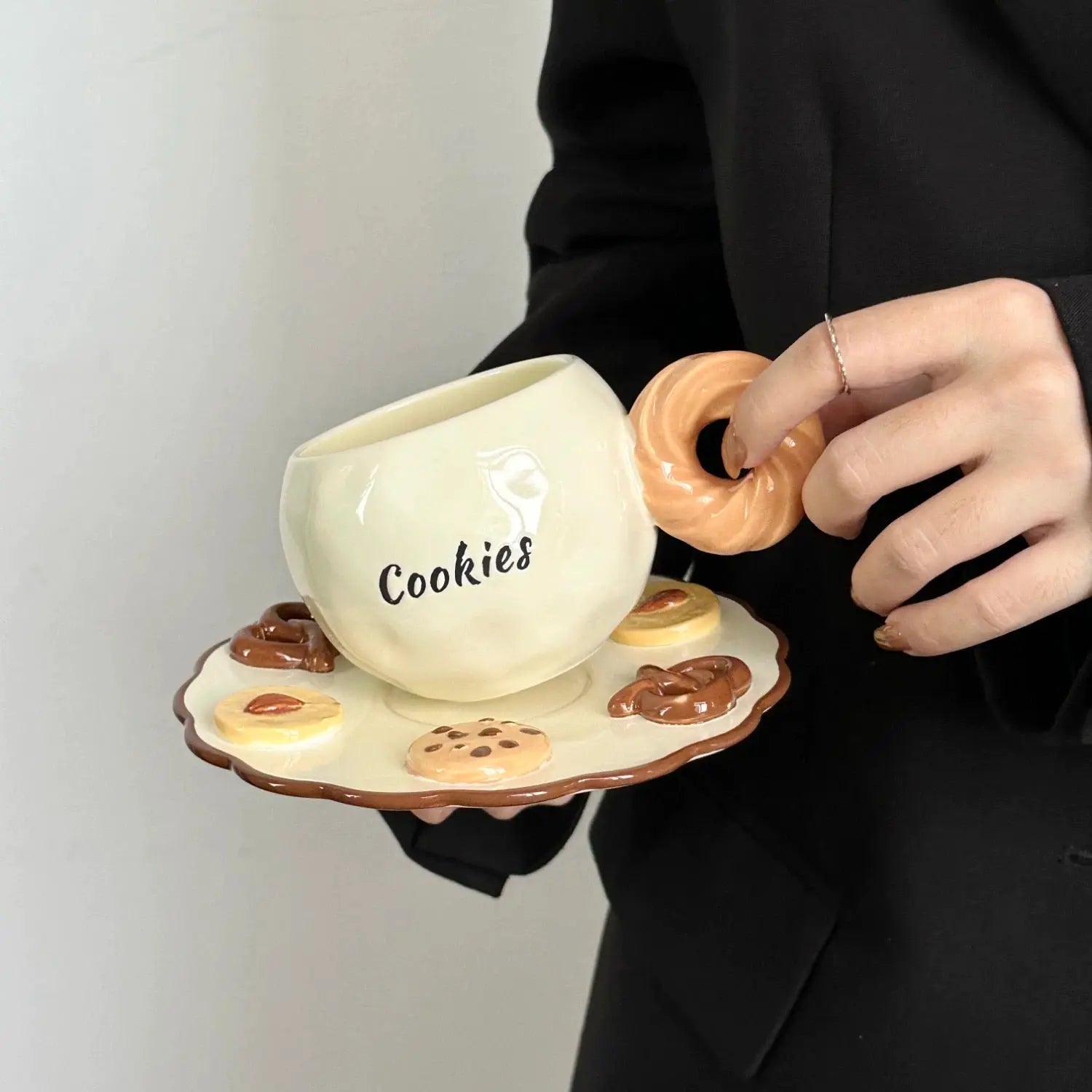 Cookies & Donut Ceramic Cup Set Sparkels  Sparkels
