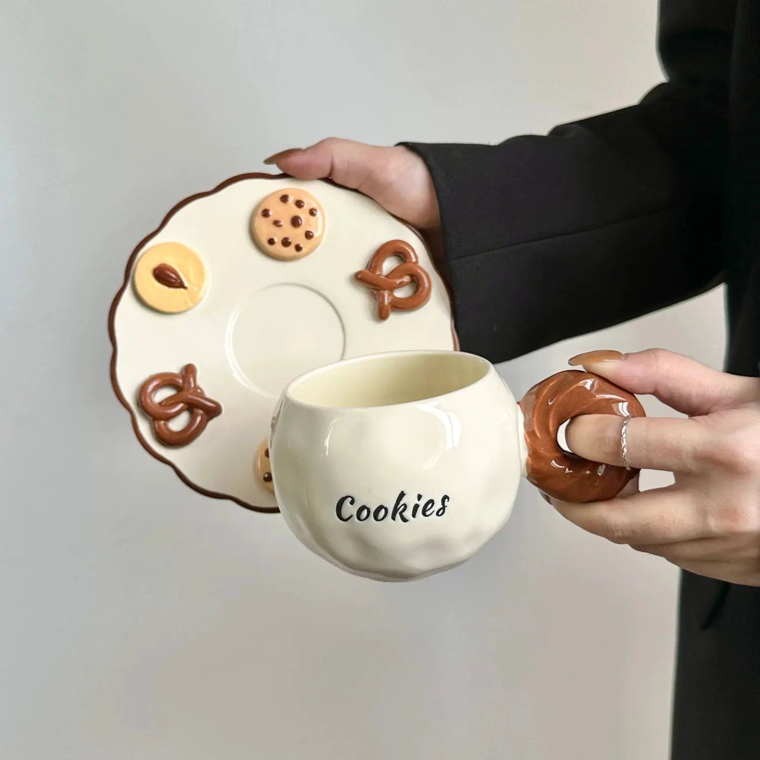 Cookies & Donut Ceramic Cup Set Sparkels  Sparkels
